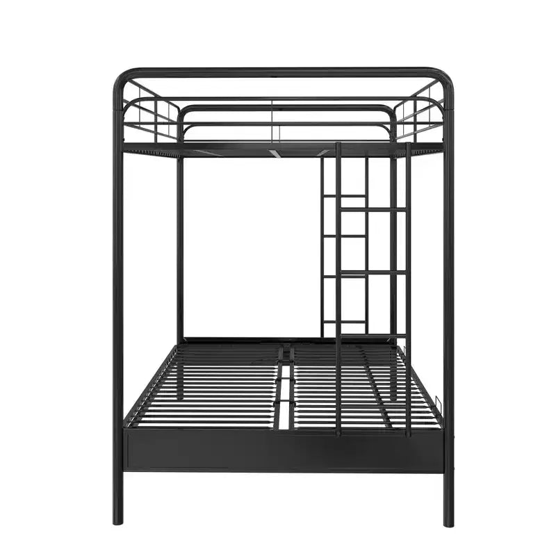 DHP Twin Over Futon Metal Bunk Bed