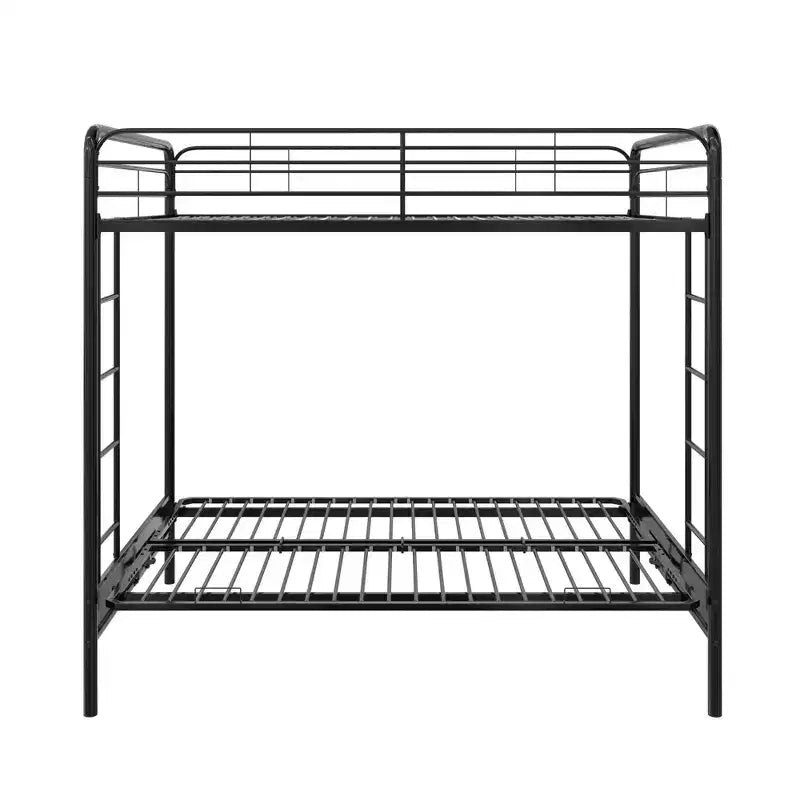 DHP Twin Over Futon Metal Bunk Bed