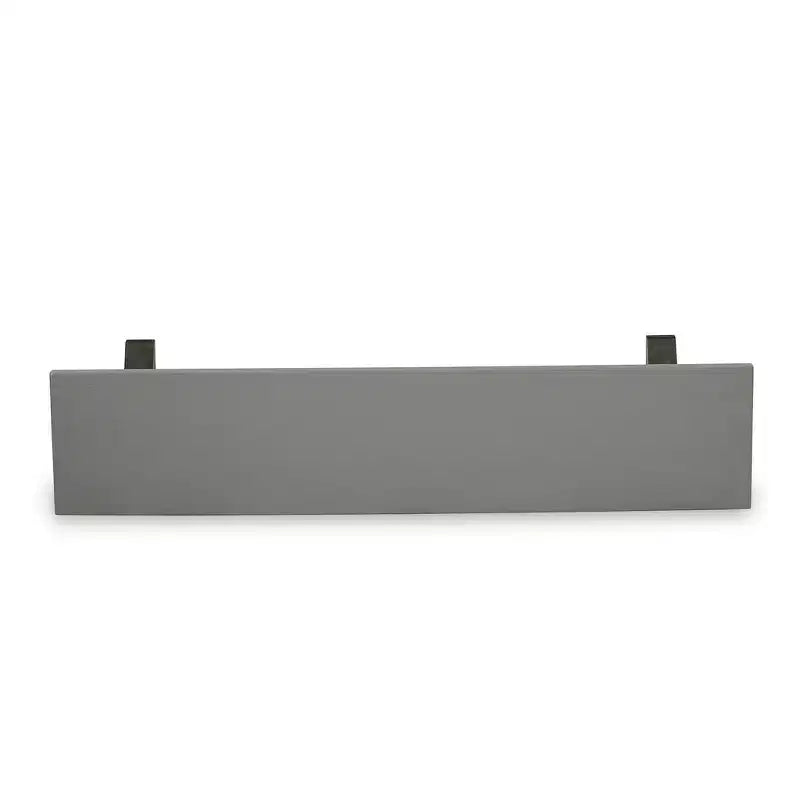 Banc de table à manger moderne avec assise en bois, 72x15x18 pouces, noir brossé