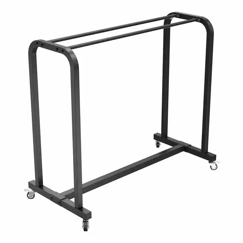Chariot de rangement mobile pour tapis de yoga, peut contenir 60 à 120 tapis pour un rangement facile