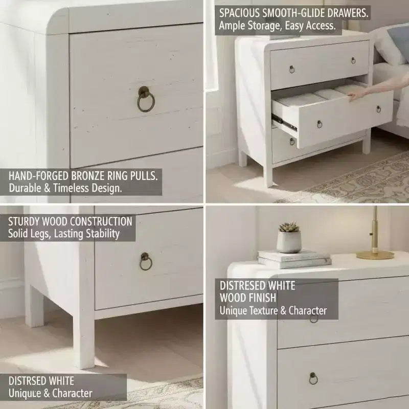 Dresser for Bedroom,Mid-Century Modern Wood Dresser for Bedroom, Storage Organizer Cabinet for Living Room, Hallway, Entryway