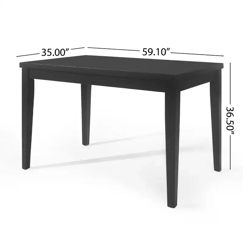 59.1'' Vintage Counter Height Dining Table with Wooden Legs, Kitchen Table with Thick Tabletop for Living Room, Dining Room