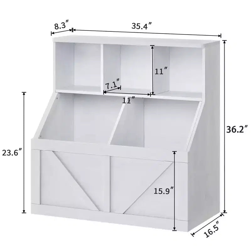 Meuble de rangement pour jouets pour enfants, étagère à livres et rangement de jouets pour enfants, organisateur de jouets et étagère pour tout-petits pour chambres d'enfants, salle de jeux, chambre à coucher, chambre de bébé, garderie
