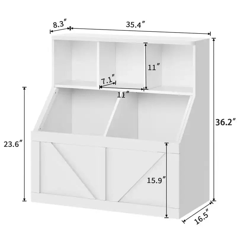 Meuble de rangement pour jouets pour enfants, étagère à livres et rangement de jouets pour enfants, organisateur de jouets et étagère pour tout-petits pour chambres d'enfants, salle de jeux, chambre à coucher, chambre de bébé, garderie