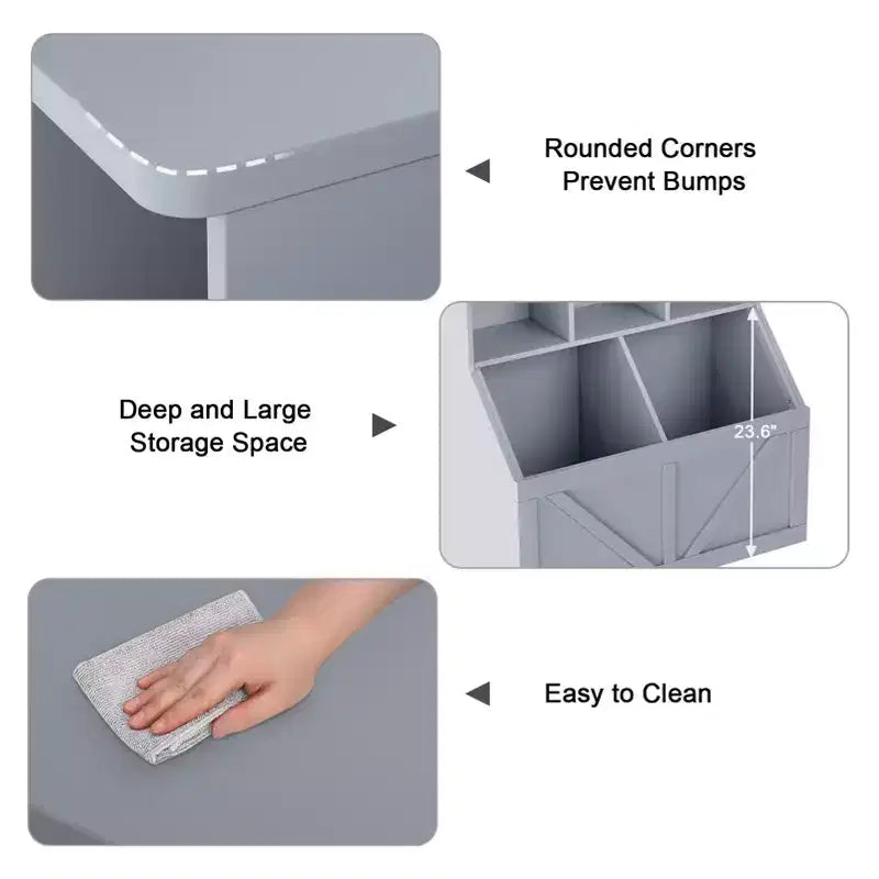 Meuble de rangement pour jouets pour enfants, étagère à livres et rangement de jouets pour enfants, organisateur de jouets et étagère pour tout-petits pour chambres d'enfants, salle de jeux, chambre à coucher, chambre de bébé, garderie
