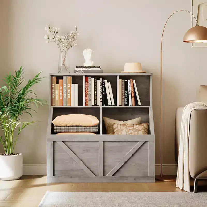 Meuble de rangement pour jouets pour enfants, étagère à livres et rangement de jouets pour enfants, organisateur de jouets et étagère pour tout-petits pour chambres d'enfants, salle de jeux, chambre à coucher, chambre de bébé, garderie