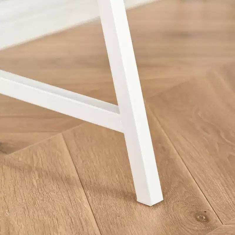 Bureau d'ordinateur à domicile, Bureau pour petits espaces, Table d'écriture avec tiroir et étagères de rangement