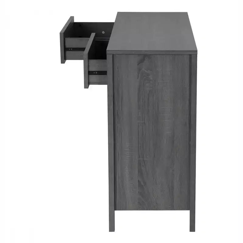 47W Sideboard Storage Cabinet, Dining Server Cupboard Buffet Table with Two Cabinets and Drawers