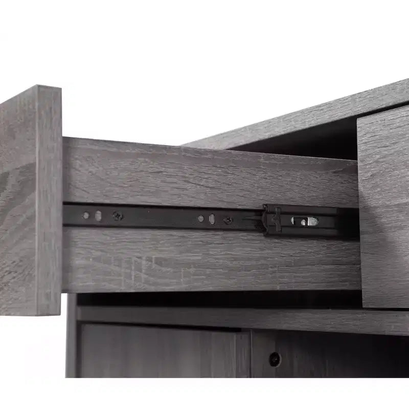 47W Sideboard Storage Cabinet, Dining Server Cupboard Buffet Table with Two Cabinets and Drawers